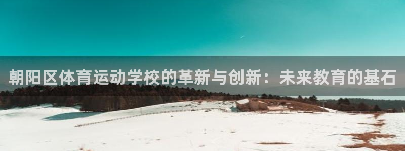 海南凯发官网下载：朝阳区体育运动学校的革新与创新：未
